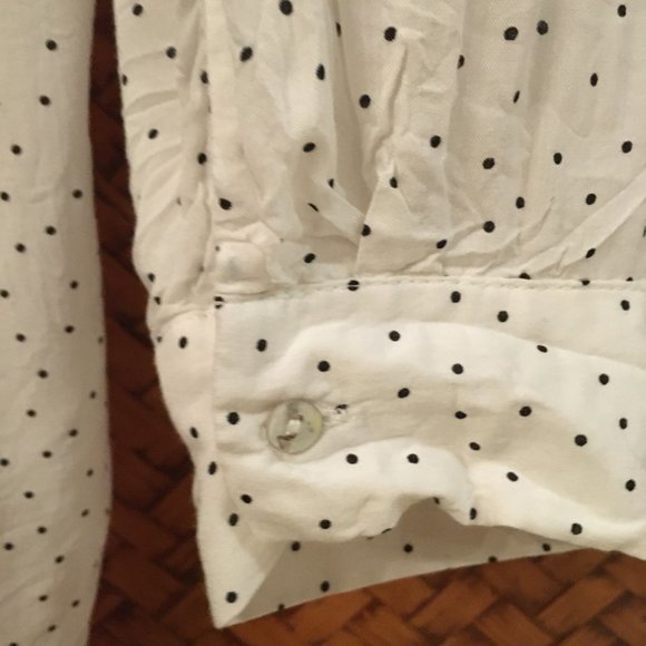 Itty Bitty Polka Dot Button Down Dress Shirt In In Large - Picture 4 of 6